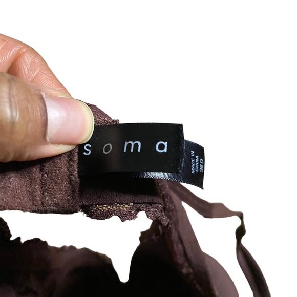 Soma Women's Plum Underwire T-Shirt Bra - Picture 5 of 8